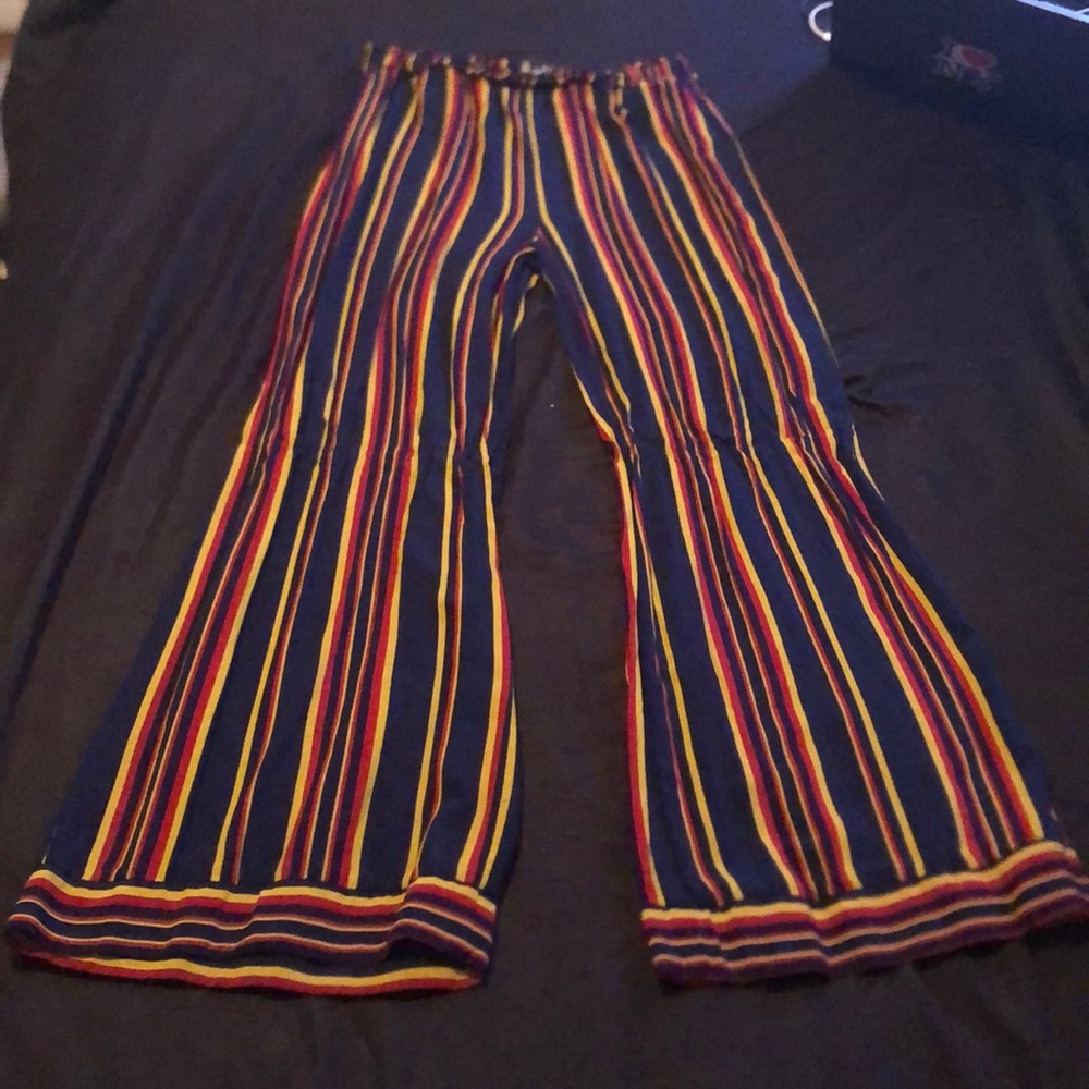 Fashion Nova Bell Bottom Striped Pants✨